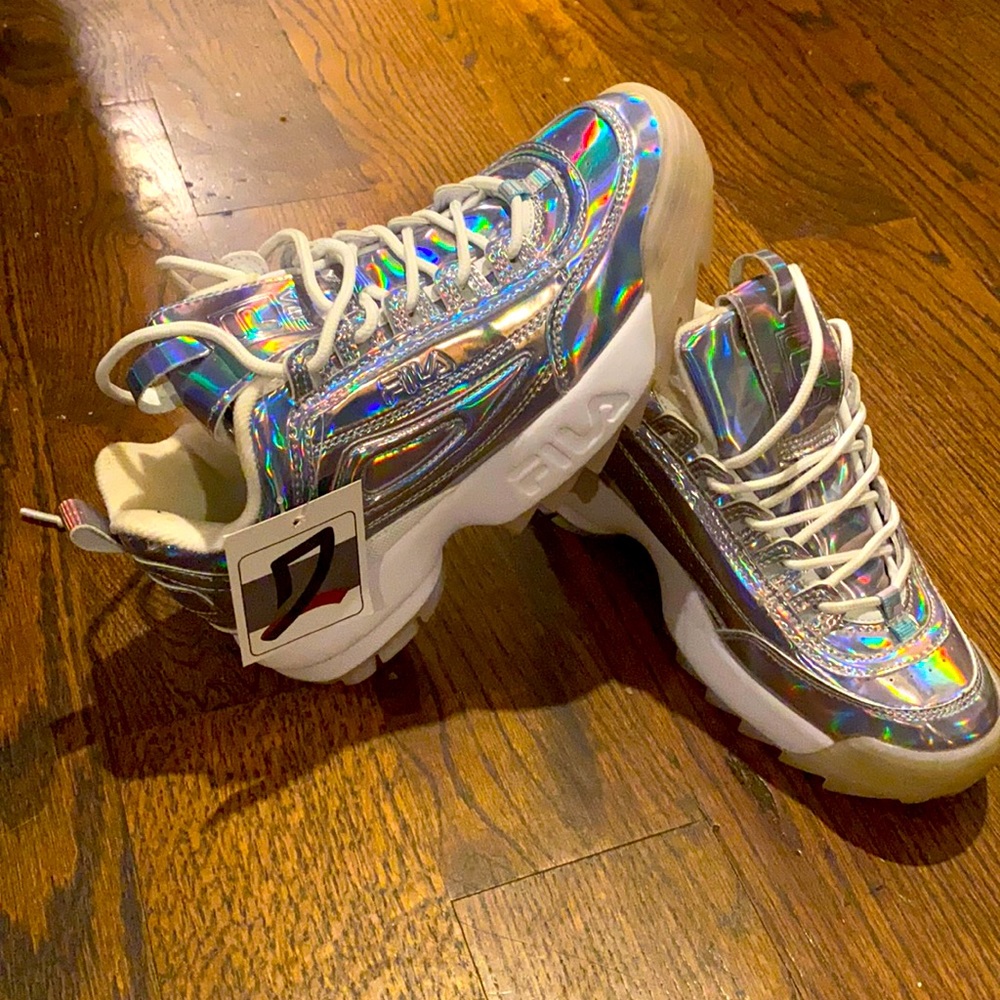 Fila Disruptor II IRI Holographic Sneakers